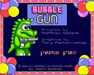 Bubble Gun_Disk1 screen shot title